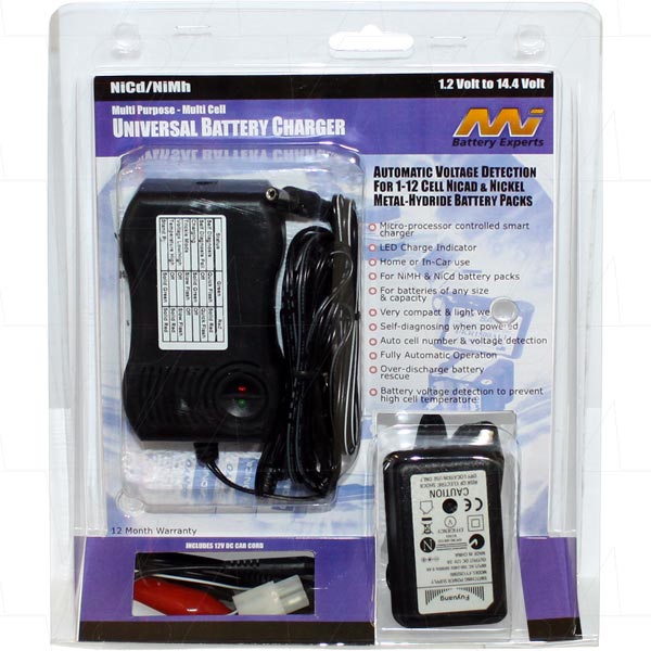 BPNC112900-BP1 1-12 Cell NiCd/NiMH 12VDC/240VAC input Battery Charger