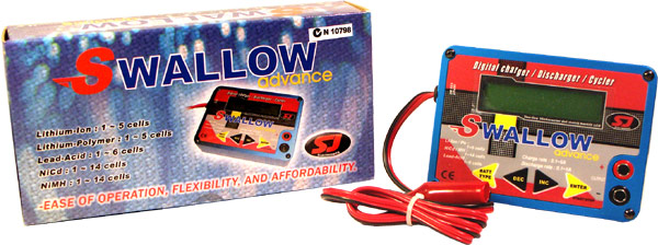 Swallow Advance Lithium Ion-Polymer/NiCd-NiMH/SLA Battery Charger