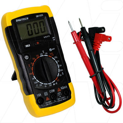 QM1523 - Data Hold Digital Multimeter (DMM) with Backlight