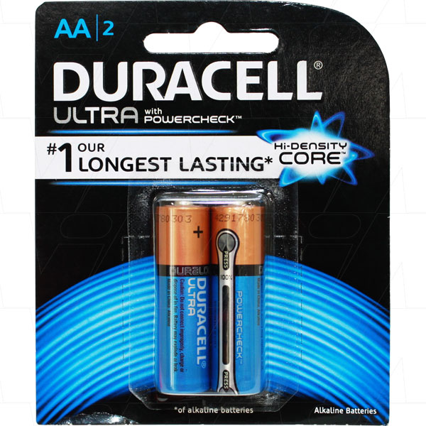 Duracell MX1500B2 - Duracell MX1500 Ultra Alkaline AA Battery. Replaces ...