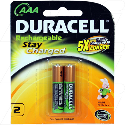 Duracell DX2400B2 - Duracell Active Charge NiMH low self discharge AAA ...