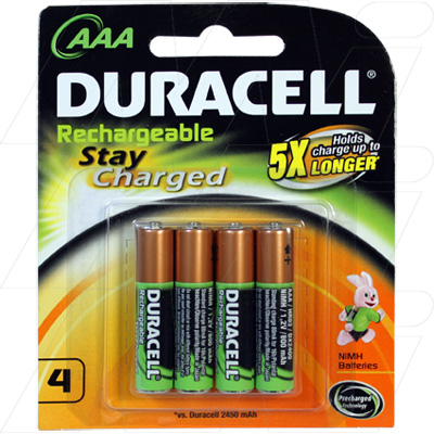 Duracell DX2400B4 - Duracell Active Charge NiMH low self discharge AAA ...