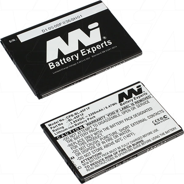 MI Battery Experts CPB-BL-45F1F-BP1 - Mobile Phone battery suitable for ...