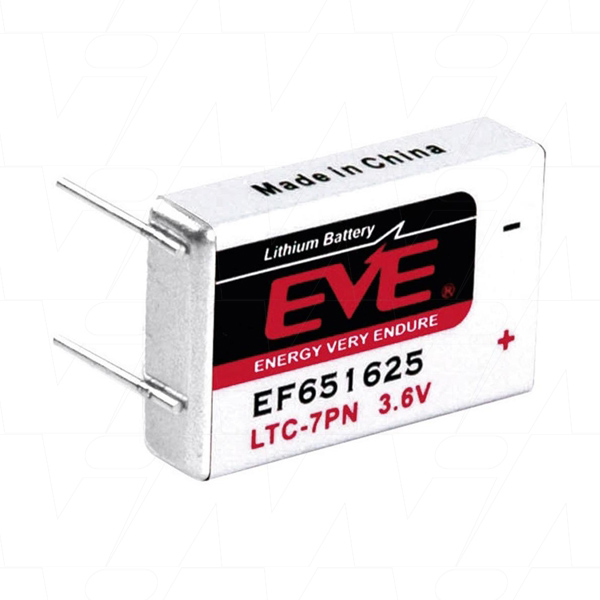 EVE ER14250 1/2AA 3.6V LITHIUM BATTERY ENERGY VERY ENDURE BOBBIN CELL SIZE  NEW