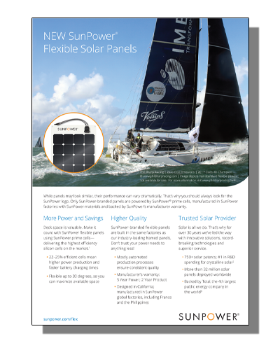 Sunpower Flexible Panels FLyer